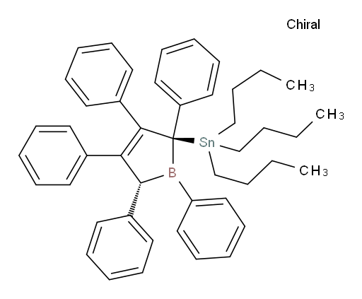 tributyl((2R,5R)-1,2,3,4,5-pentaphenyl-2,5-dihydro-1H-borol-2-yl)stannane