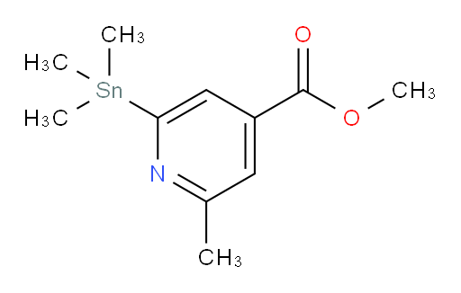 methyl 2-methyl-6-(trimethylstannyl)isonicotinate