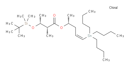 (2R,3R)-(R,Z)-5-(tributylstannyl)pent-4-en-2-yl 3-((tert-butyldimethylsilyl)oxy)-2-methylbutanoate