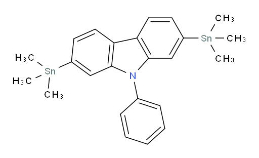 9-phenyl-2,7-bis(trimethylstannyl)-9H-carbazole