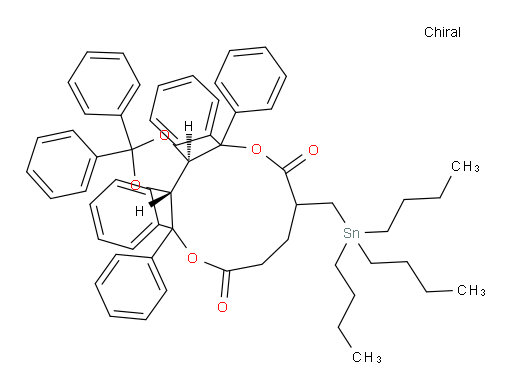(3aR,12aR)-2,2,4,4,12,12-hexaphenyl-7-((tributylstannyl)methyl)tetrahydro-3aH-[1,3]dioxolo[4,5-c][1,6]dioxacycloundecine-6,10(4H,7H)-dione