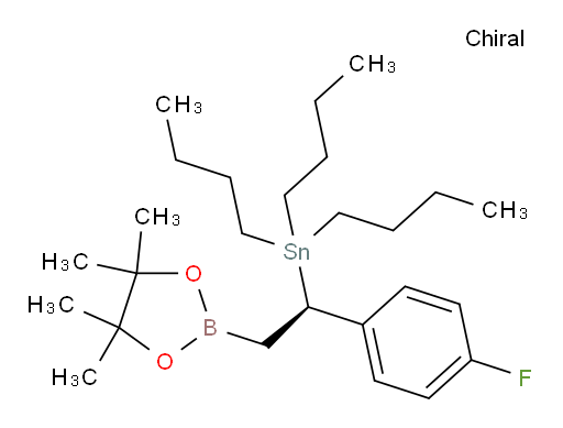 (R)-三丁基(1-(4-氟苯基)-2-(4,4,5,5-四甲基-1,3,2-二氧杂环己硼烷-2-基)乙基)锡烷