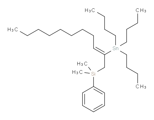 (Z)-dimethyl(phenyl)(2-(tributylstannyl)undec-2-en-1-yl)silane