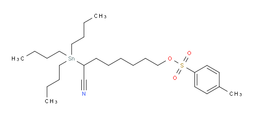 7-cyano-7-(tributylstannyl)heptyl 4-methylbenzenesulfonate