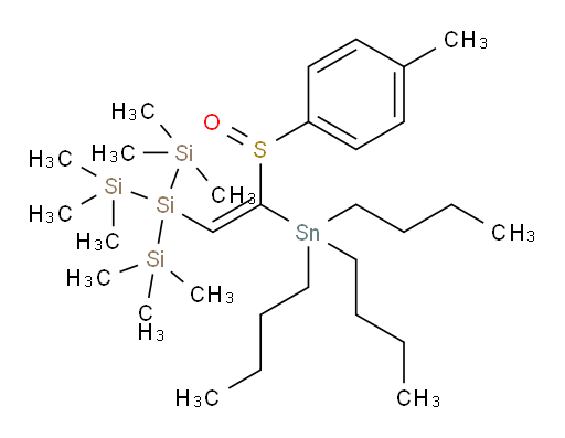 (E)-1,1,1,3,3,3-hexamethyl-2-(2-(p-tolylsulfinyl)-2-(tributylstannyl)vinyl)-2-(trimethylsilyl)trisilane