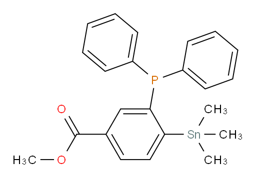 methyl 3-(diphenylphosphino)-4-(trimethylstannyl)benzoate