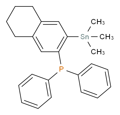 diphenyl(3-(trimethylstannyl)-5,6,7,8-tetrahydronaphthalen-2-yl)phosphine