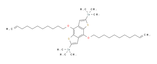 (4,8-bis(undec-10-en-1-yloxy)benzo[1,2-b:4,5-b']dithiophene-2,6-diyl)bis(trimethylstannane)