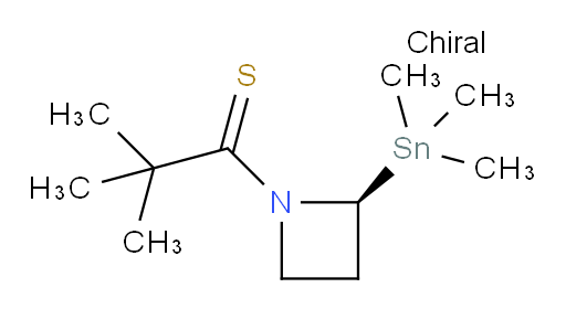 (S)-2,2-dimethyl-1-(2-(trimethylstannyl)azetidin-1-yl)propane-1-thione