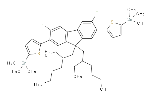 (5,5'-(9,9-bis(2-ethylhexyl)-3,6-difluoro-9H-fluorene-2,7-diyl)bis(thiophene-5,2-diyl))bis(trimethylstannane)