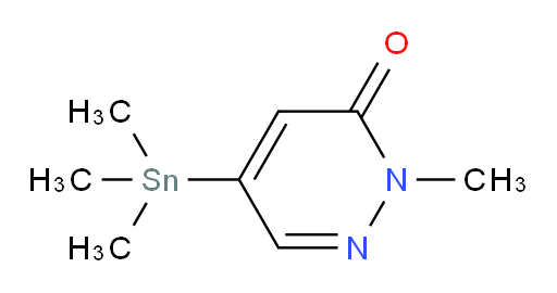 2-methyl-5-(trimethylstannyl)pyridazin-3(2H)-one