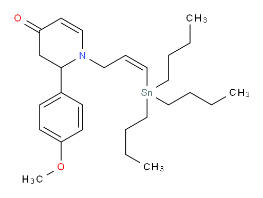 (Z)-2-(4-methoxyphenyl)-1-(3-(tributylstannyl)allyl)-2,3-dihydropyridin-4(1H)-one