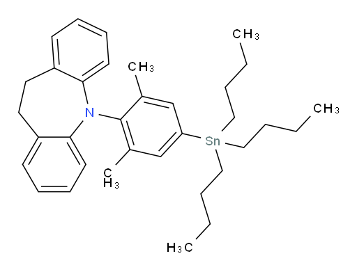 5-(2,6-dimethyl-4-(tributylstannyl)phenyl)-10,11-dihydro-5H-dibenzo[b,f]azepine