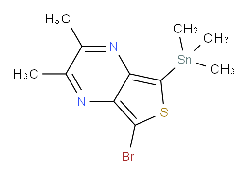 5-bromo-2,3-dimethyl-7-(trimethylstannyl)thieno[3,4-b]pyrazine
