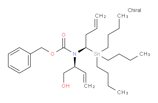 benzyl ((S)-1-hydroxybut-3-en-2-yl)((R)-1-(tributylstannyl)but-3-en-1-yl)carbamate