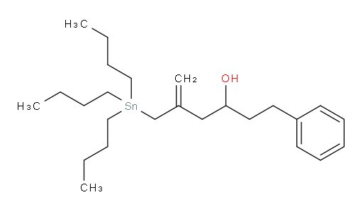 1-phenyl-5-((tributylstannyl)methyl)hex-5-en-3-ol