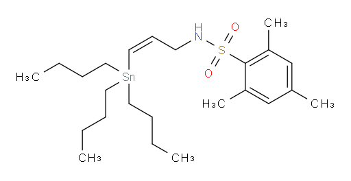 (Z)-2,4,6-三甲基-N-(3-(三丁基锡基)烯丙基)苯磺酰胺