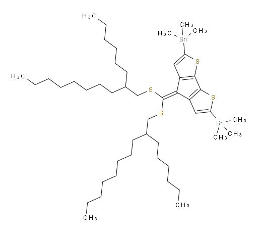 (4-(bis((2-hexyldecyl)thio)methylene)-4H-cyclopenta[1,2-b:5,4-b']dithiophene-2,6-diyl)bis(trimethylstannane)