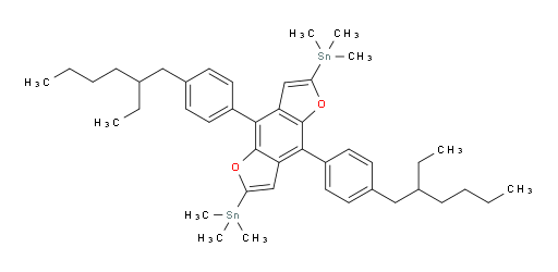 (4,8-bis(4-(2-ethylhexyl)phenyl)benzo[1,2-b:4,5-b']difuran-2,6-diyl)bis(trimethylstannane)