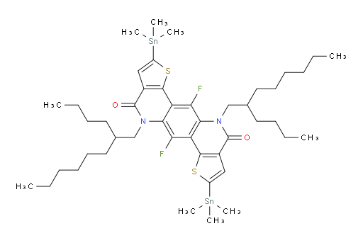 5,11-bis(2-butyloctyl)-6,12-difluoro-2,8-bis(trimethylstannyl)thieno[2',3':4,5]pyrido[2,3-g]thieno[3,2-c]quinoline-4,10(5H,11H)-dione