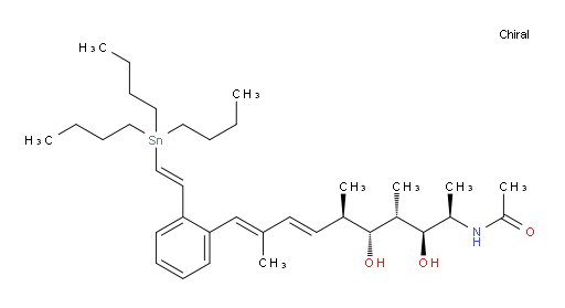N-((2R,3S,4S,5R,6R,7E,9E)-3,5-dihydroxy-4,6,9-trimethyl-10-(2-((E)-2-(tributylstannyl)vinyl)phenyl)deca-7,9-dien-2-yl)acetamide