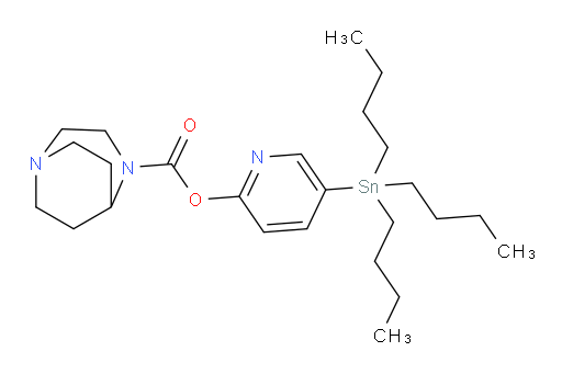 5-(tributylstannyl)pyridin-2-yl 1,4-diazabicyclo[3.2.2]nonane-4-carboxylate