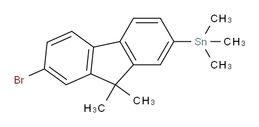 (7-bromo-9,9-dimethyl-9H-fluoren-2-yl)trimethylstannane