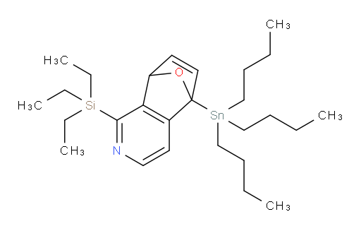5-(三丁基锡基)-1-(三乙基硅基)-5,8-二氢-5,8-环氧异喹啉