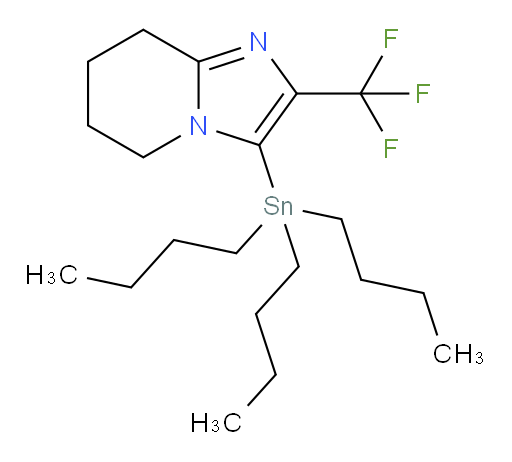 3-(tributylstannyl)-2-(trifluoromethyl)-5,6,7,8-tetrahydroimidazo[1,2-a]pyridine