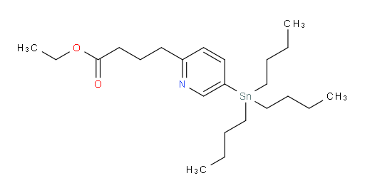 ethyl 4-(5-(tributylstannyl)pyridin-2-yl)butanoate