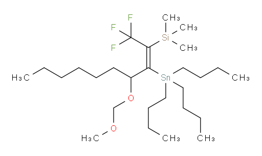 (Z)-trimethyl(1,1,1-trifluoro-4-(methoxymethoxy)-3-(tributylstannyl)dec-2-en-2-yl)silane