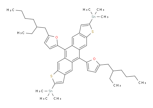 (5,11-bis(5-(2-ethylhexyl)furan-2-yl)anthra[2,3-b:6,7-b']dithiophene-2,8-diyl)bis(trimethylstannane)
