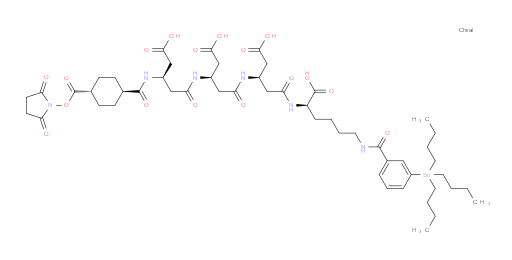 (7R,11R,15R,19R)-7-羧基-11,15-双(羧基甲基)-19-((1r,4R)-4-(((2,5-二氧代吡咯烷-1-氧基))羰基)环己烷甲酰胺基)-1,9,13,17-四氧代-1-(3-(三丁基锡基)苯基)-2,8,12,16-四氮杂二十五n-21-酸