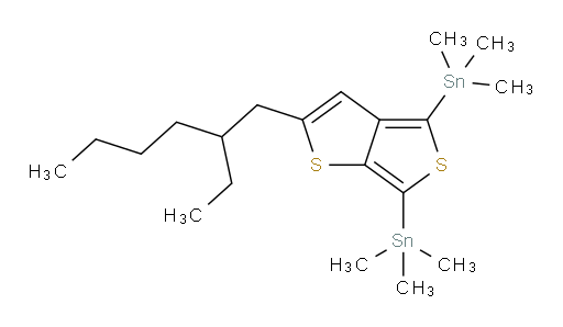 (2-(2-ethylhexyl)thieno[3,4-b]thiophene-4,6-diyl)bis(trimethylstannane)