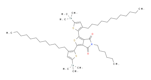 1,3-bis(3-dodecyl-5-(trimethylstannyl)thiophen-2-yl)-5-hexyl-4H-thieno[3,4-c]pyrrole-4,6(5H)-dione