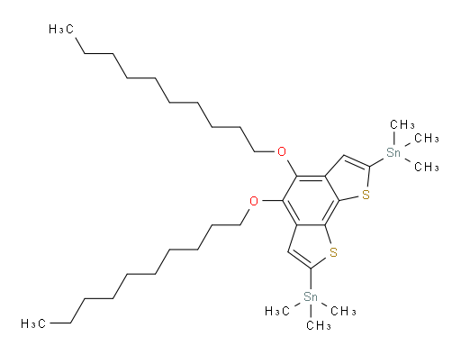(4,5-bis(decyloxy)benzo[1,2-b:6,5-b']dithiophene-2,7-diyl)bis(trimethylstannane)
