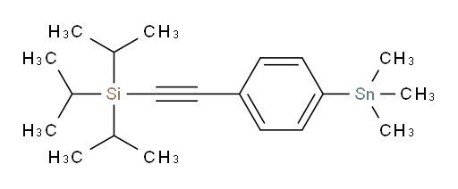 triisopropyl((4-(trimethylstannyl)phenyl)ethynyl)silane