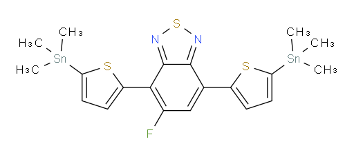 5-fluoro-4,7-bis(5-(trimethylstannyl)thiophen-2-yl)benzo[c][1,2,5]thiadiazole