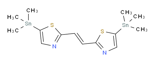 (E)-1,2-bis(5-(trimethylstannyl)thiazol-2-yl)ethene