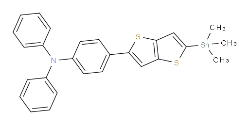 N,N-diphenyl-4-(5-(trimethylstannyl)thieno[3,2-b]thiophen-2-yl)aniline