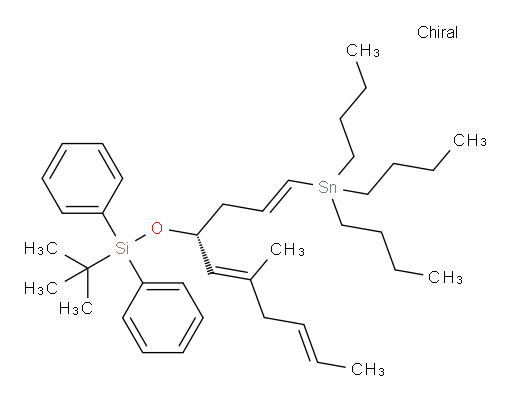 tert-butyl(((R,1E,5E,8E)-6-methyl-1-(tributylstannyl)deca-1,5,8-trien-4-yl)oxy)diphenylsilane