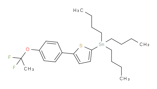 tributyl(5-(4-(1,1-difluoroethoxy)phenyl)thiophen-2-yl)stannane
