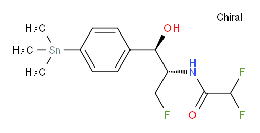 2,2-difluoro-N-((1R,2S)-3-fluoro-1-hydroxy-1-(4-(trimethylstannyl)phenyl)propan-2-yl)acetamide