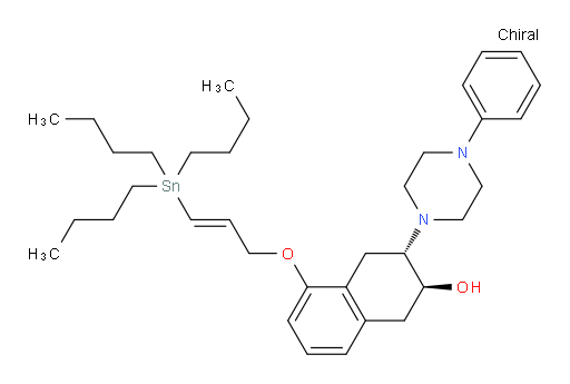 (2S,3S)-3-(4-phenylpiperazin-1-yl)-5-(((E)-3-(tributylstannyl)allyl)oxy)-1,2,3,4-tetrahydronaphthalen-2-ol