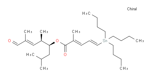 (2E,4E)-(4S,5R,E)-2,5,7-trimethyl-8-oxooct-6-en-4-yl 2-methyl-5-(tributylstannyl)penta-2,4-dienoate