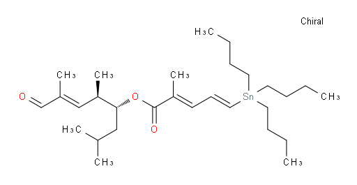 (2E,4E)-(4R,5R,E)-2,5,7-trimethyl-8-oxooct-6-en-4-yl 2-methyl-5-(tributylstannyl)penta-2,4-dienoate