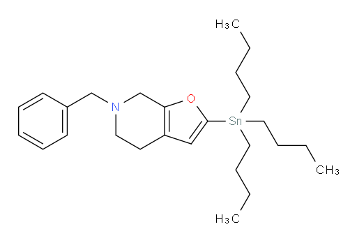 6-benzyl-2-(tributylstannyl)-4,5,6,7-tetrahydrofuro[2,3-c]pyridine