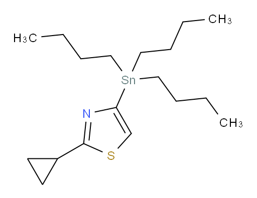 2-cyclopropyl-4-(tributylstannyl)thiazole