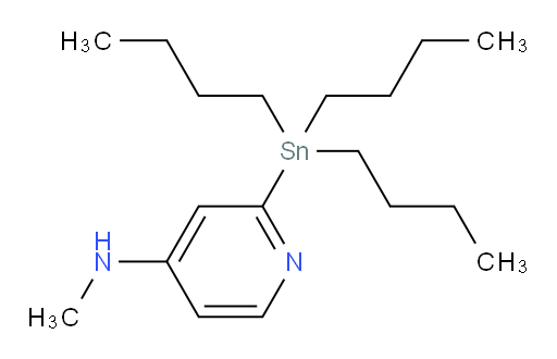 N-methyl-2-(tributylstannyl)pyridin-4-amine