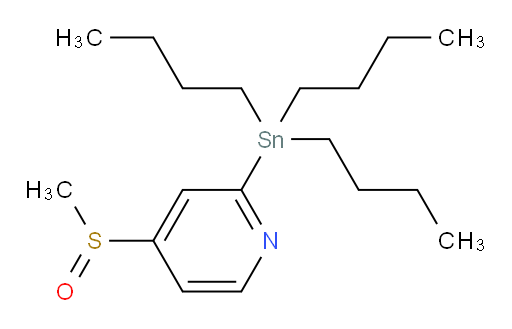 4-(methylsulfinyl)-2-(tributylstannyl)pyridine